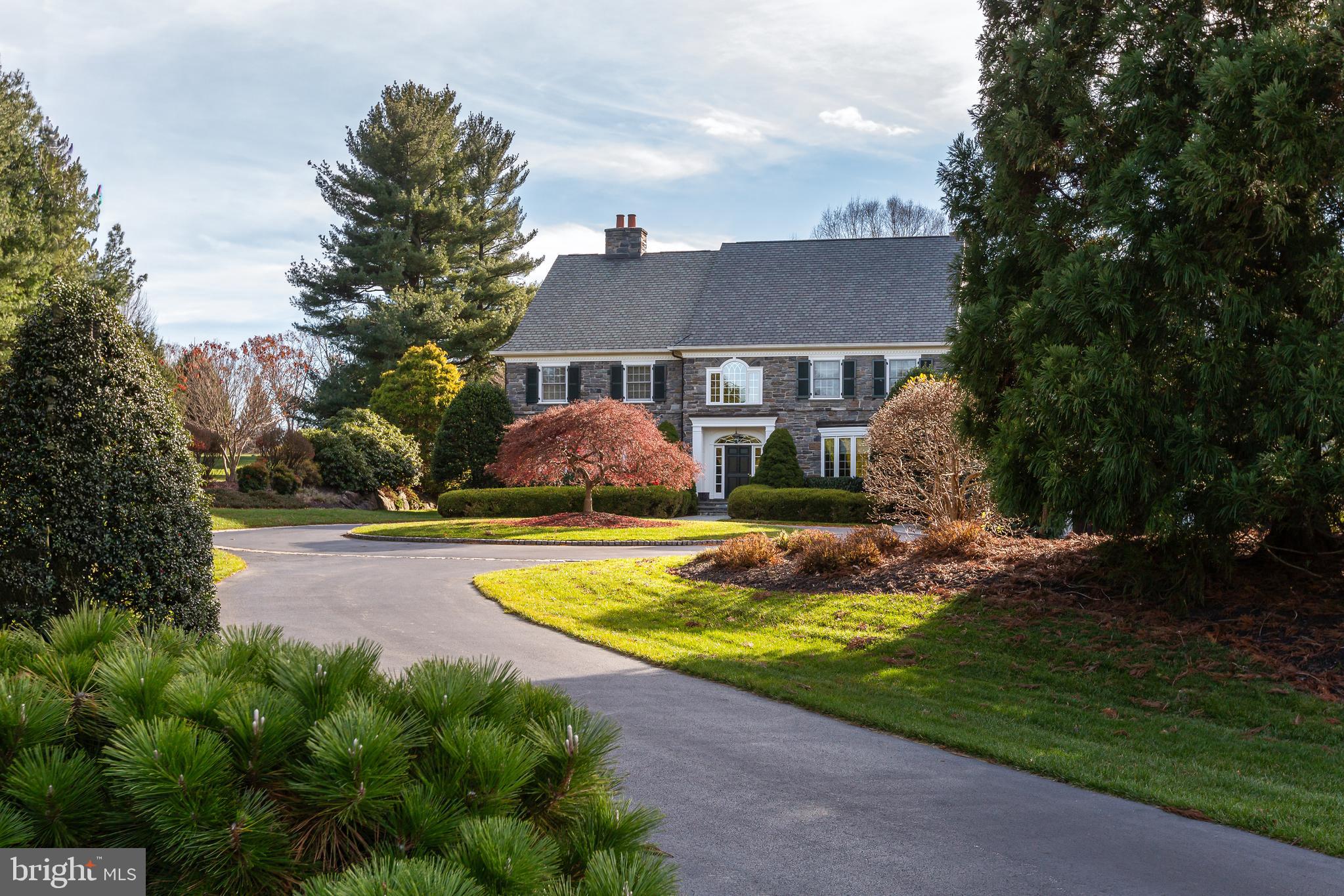 152 Grubb Road Malvern, PA 19355 - Photo 74 of 74 a view of a house with swimming pool and garden