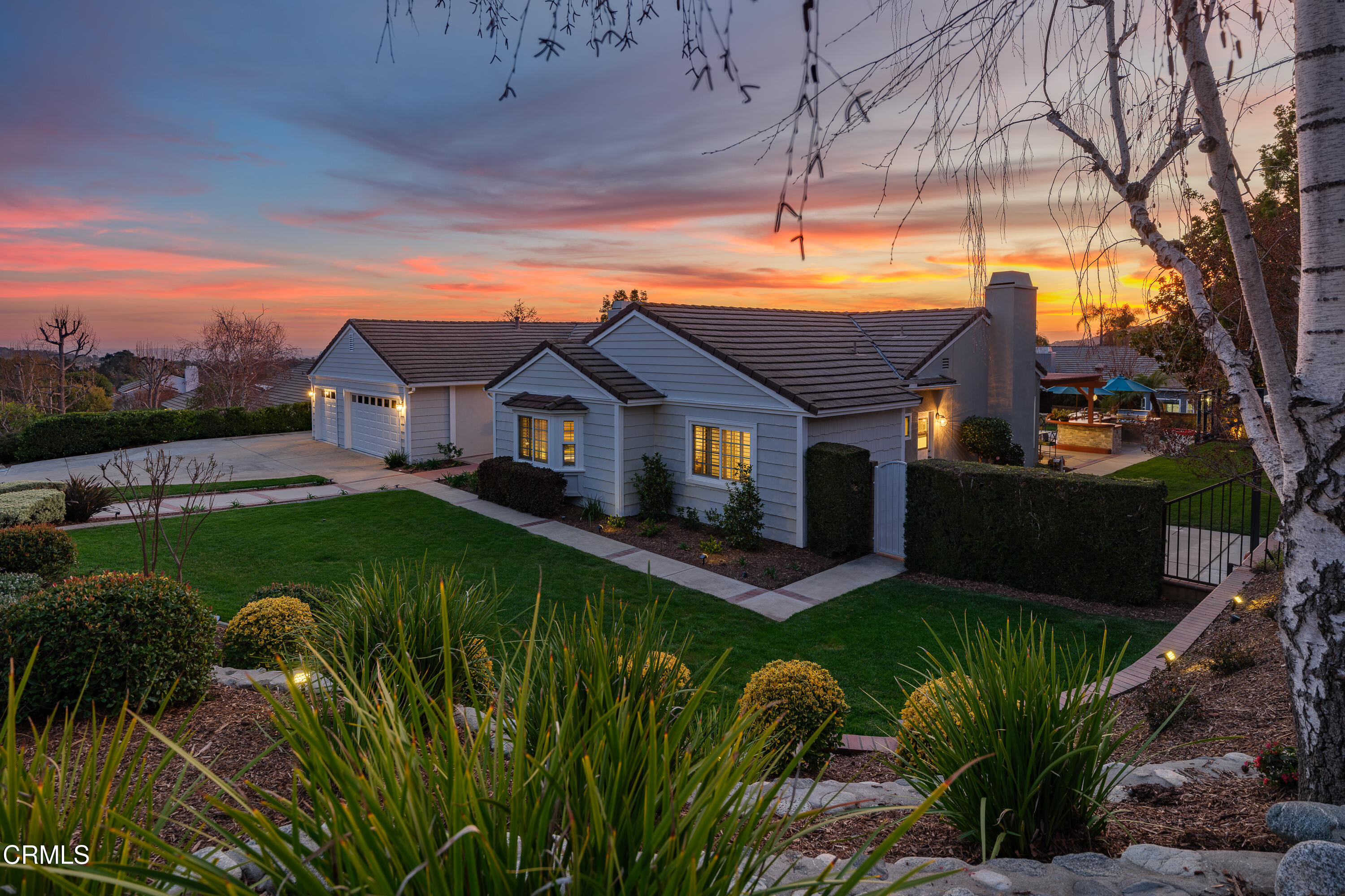 7271 Brydon Road La Verne, CA 91750 - Photo 3 of 63 a aerial view of a house with a yard table and chairs