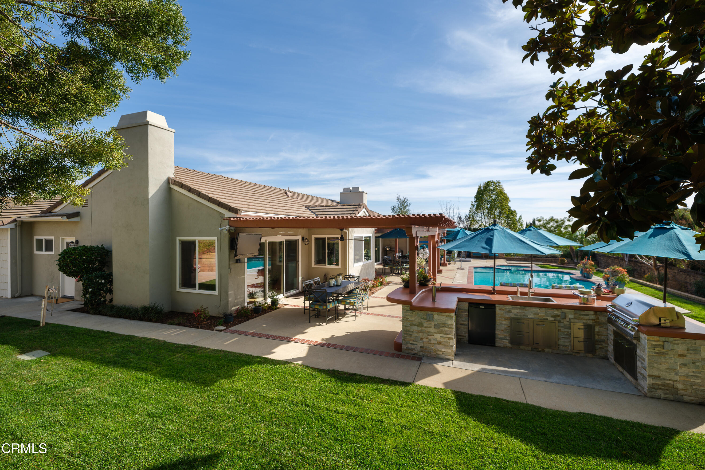 7271 Brydon Road La Verne, CA 91750 - Photo 61 of 63 a front view of a house with patio