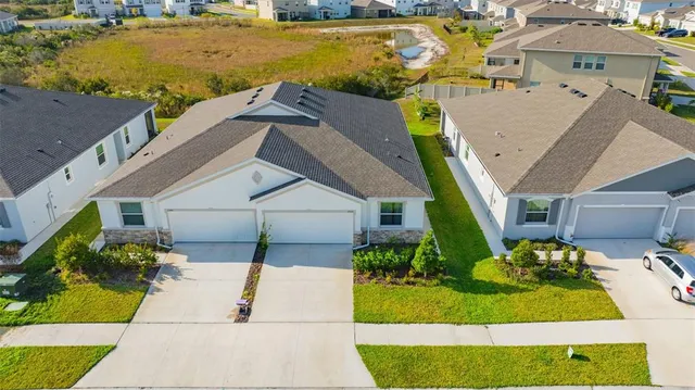 a view of a house with a ocean view