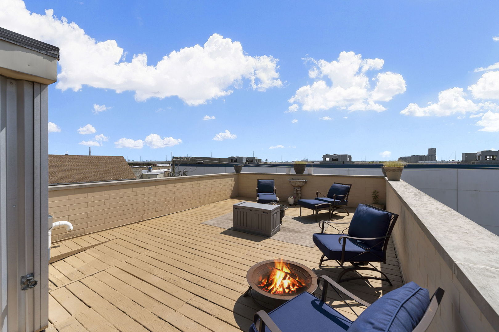 Undisclosed Address Chicago, IL 60608 - Photo 41 of 46 a view of a terrace with furniture