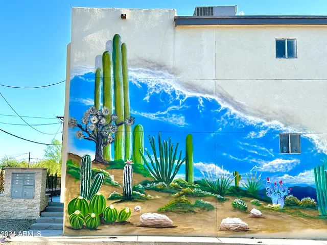 a view of a potted plants