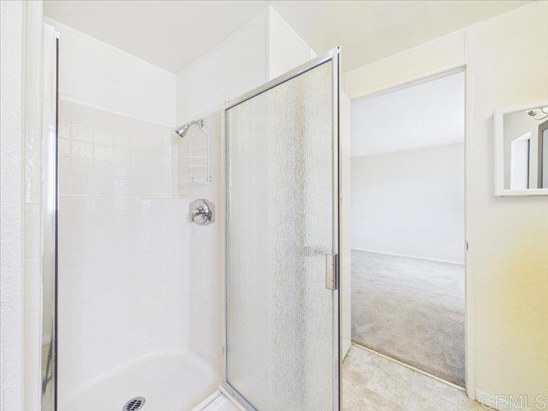 37589 Montezuma Valley Road Ranchita, CA 92066 - Photo 30 of 43 a bathroom with a glass shower door