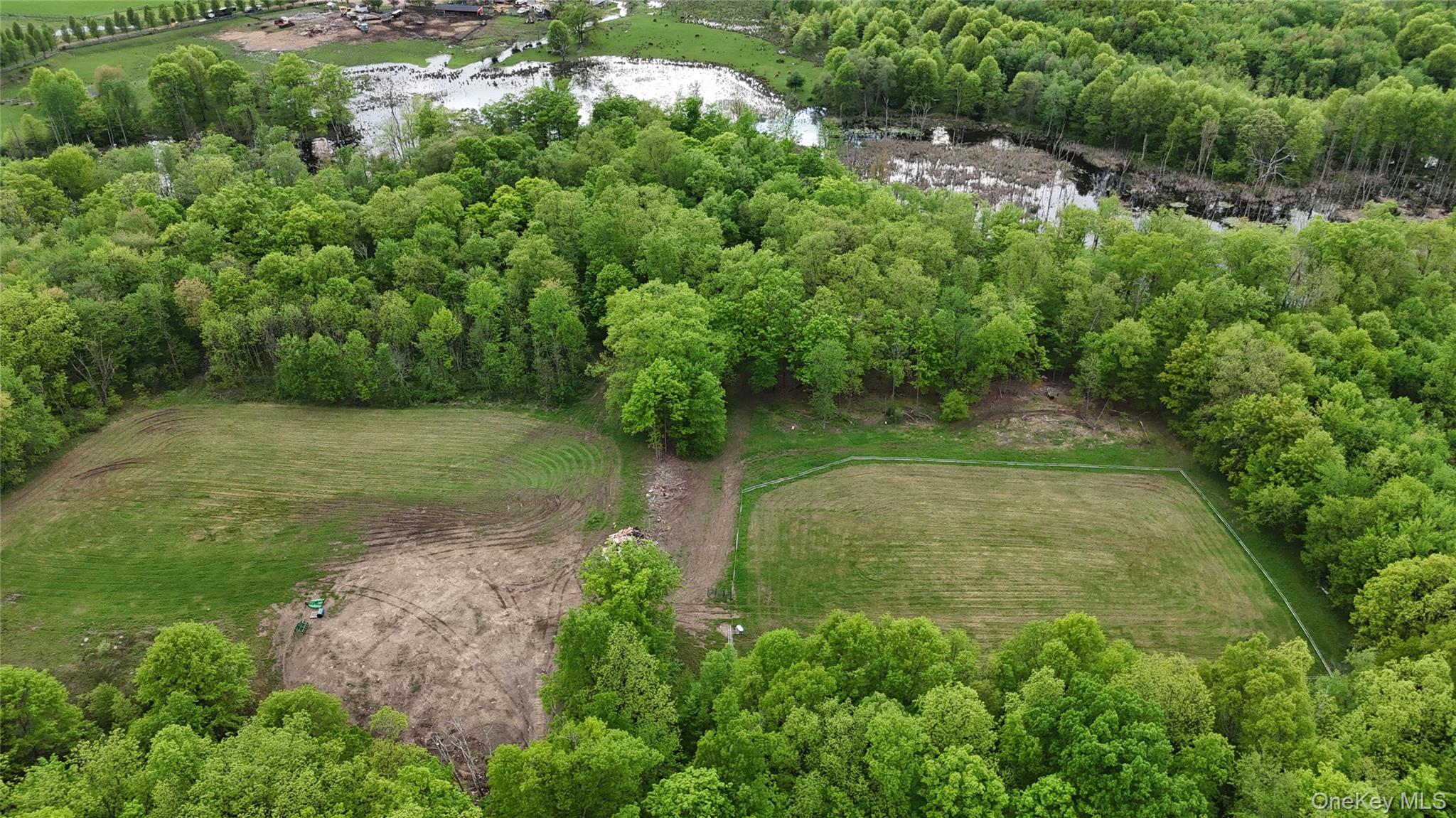 an aerial view of residential house with outdoor space