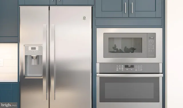 a bathroom with a mirror