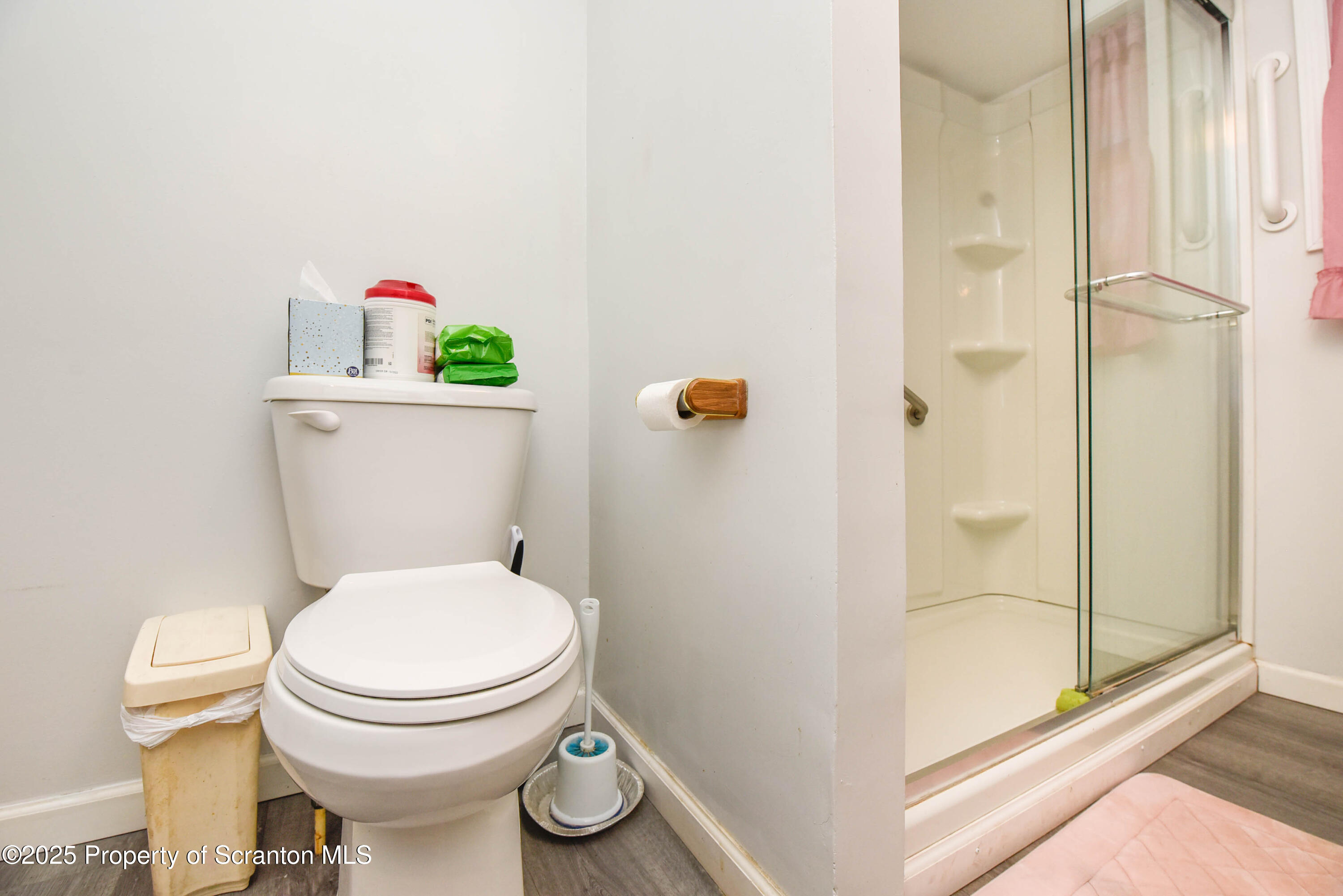 6193 Highway 87 Tunkhannock, PA 18657 - Photo 29 of 41 a bathroom with a toilet and a shower