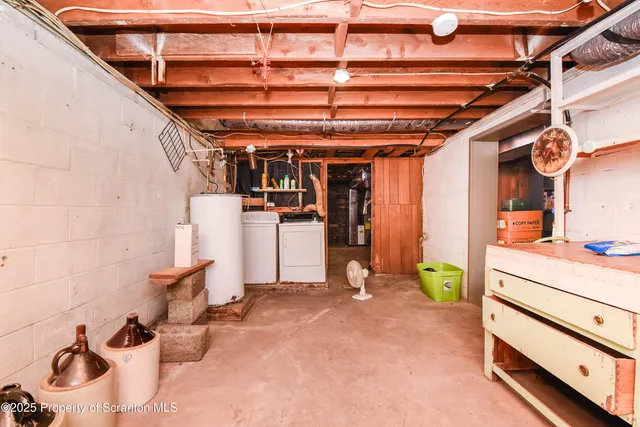 a room with furniture