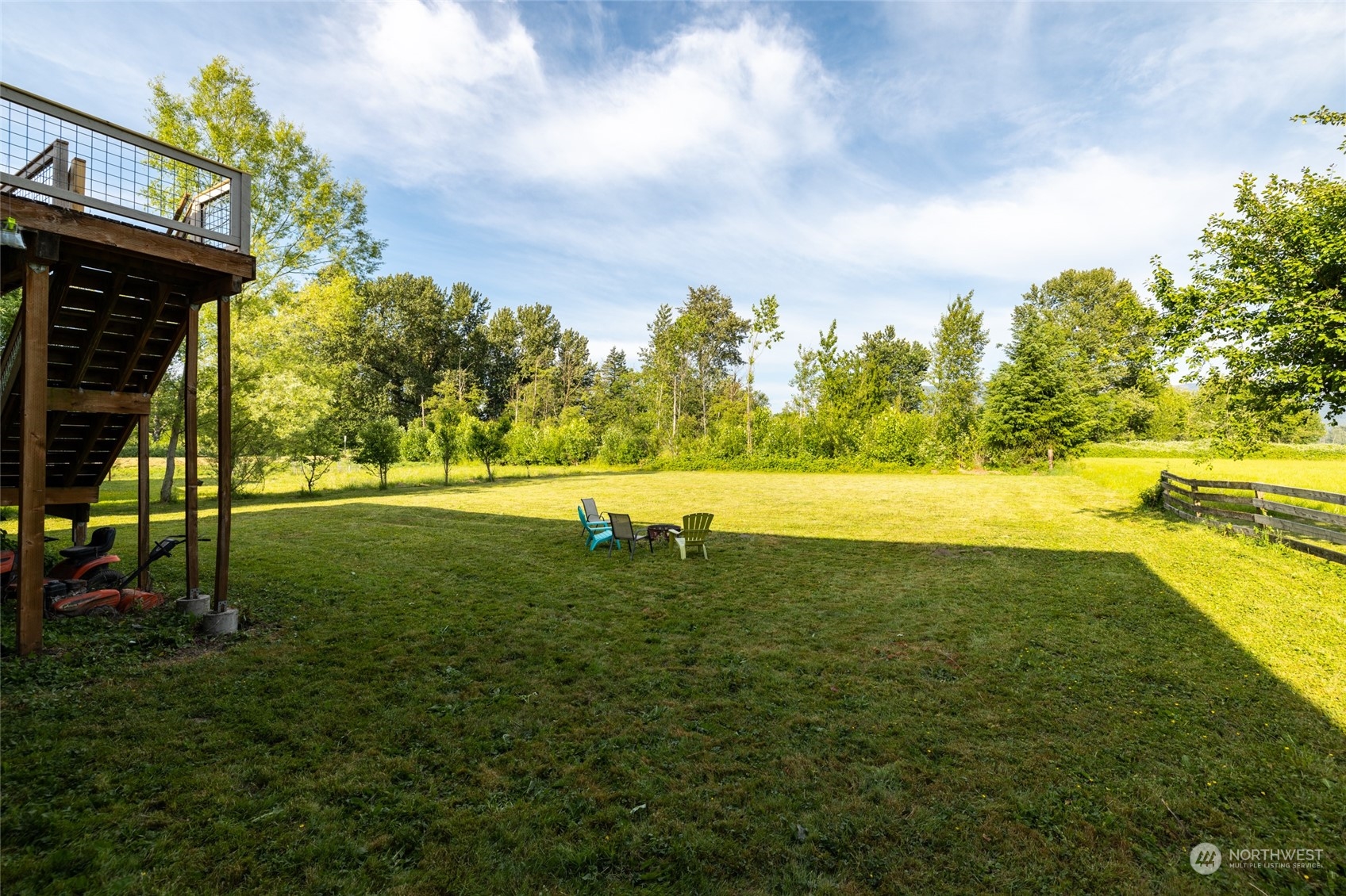908 Mission Road Everson, WA 98247 - Photo 5 of 40 a view of yard with swimming pool and green space