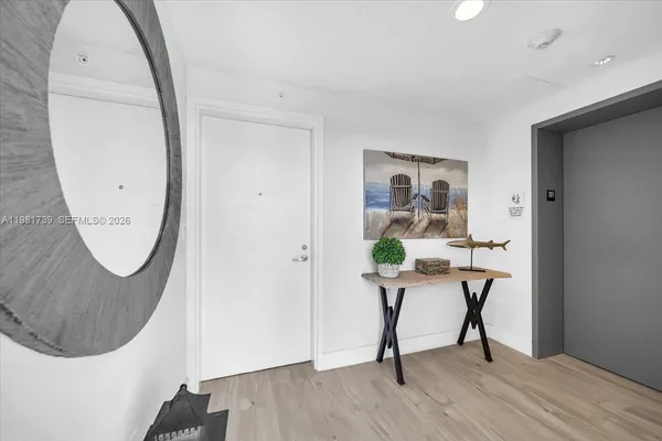 a view of entryway and hall