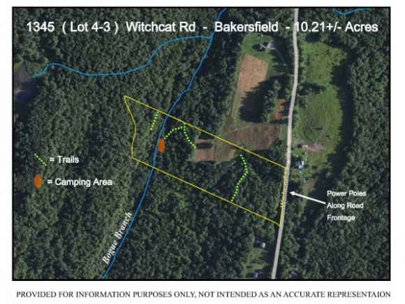 1345 Witchcat Road Bakersfield, VT 05450 - Photo 1 of 1