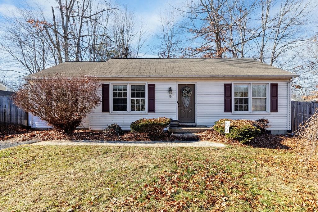149 China Clay Road Stuarts Draft, VA 24477 - Photo 1 of 22 front view of a house with two chairs in a patio