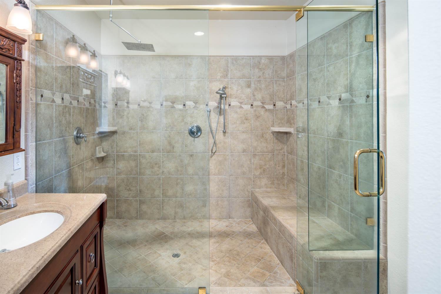 2661 Mountain Oak Lane Rescue, CA 95672 - Photo 35 of 88 Primary bath with double shower heads