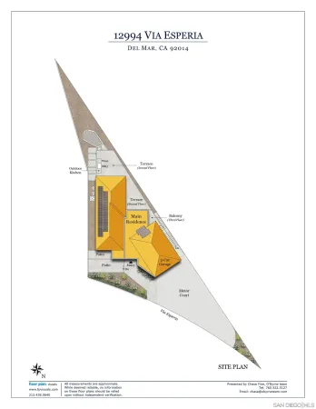 $5,350,000 | 12994 Via Esperia, Del Mar, CA 92014