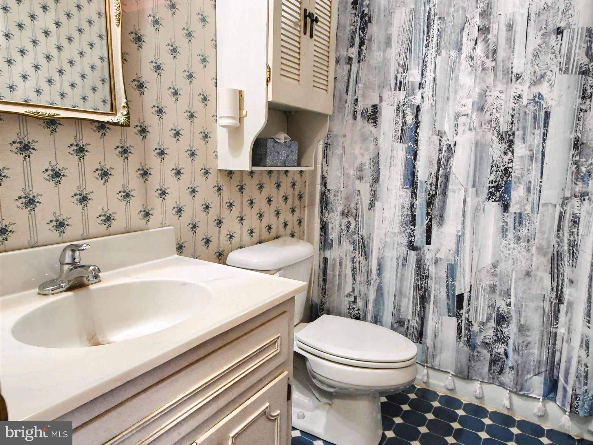 1209 Telegraph Road Perkasie, PA 18944 - Photo 26 of 49 a bathroom with a sink a toilet and shower