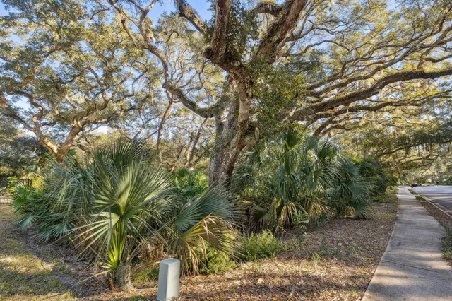 an outdoor space with patio