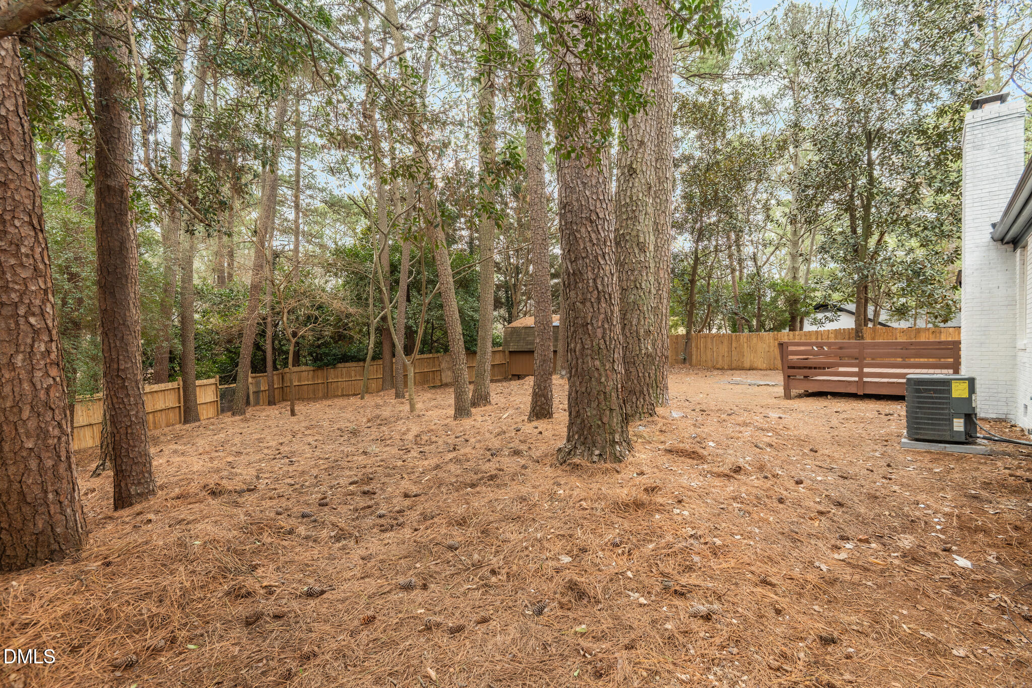 6604 Winding Trail Raleigh, NC 27612 - Photo 45 of 49 a view of backyard with trees