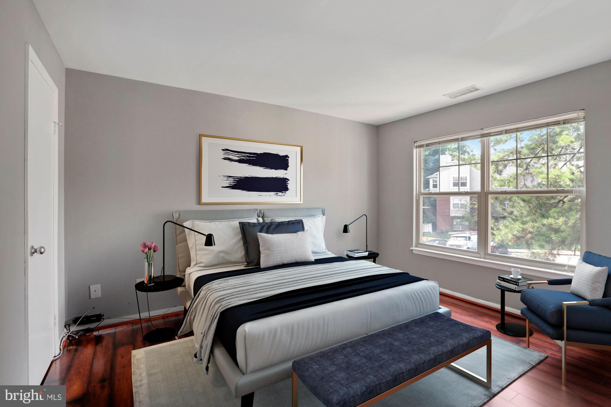 11659 Chesterfield Court, Unit D Reston, VA 20190 - Photo 11 of 28 Bright open bedroom