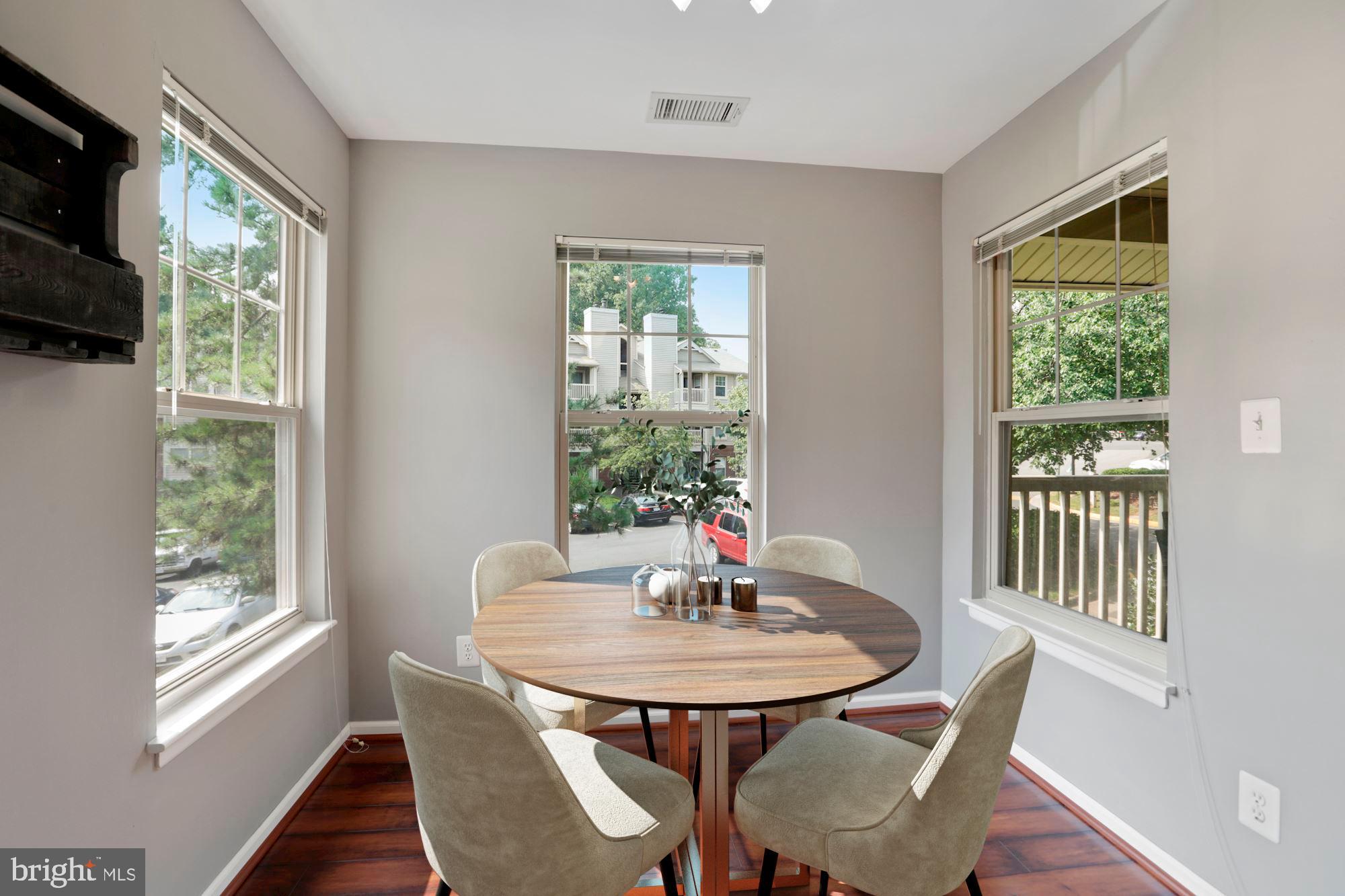 11659 Chesterfield Court, Unit D Reston, VA 20190 - Photo 10 of 28 Dining room with tons of natural light