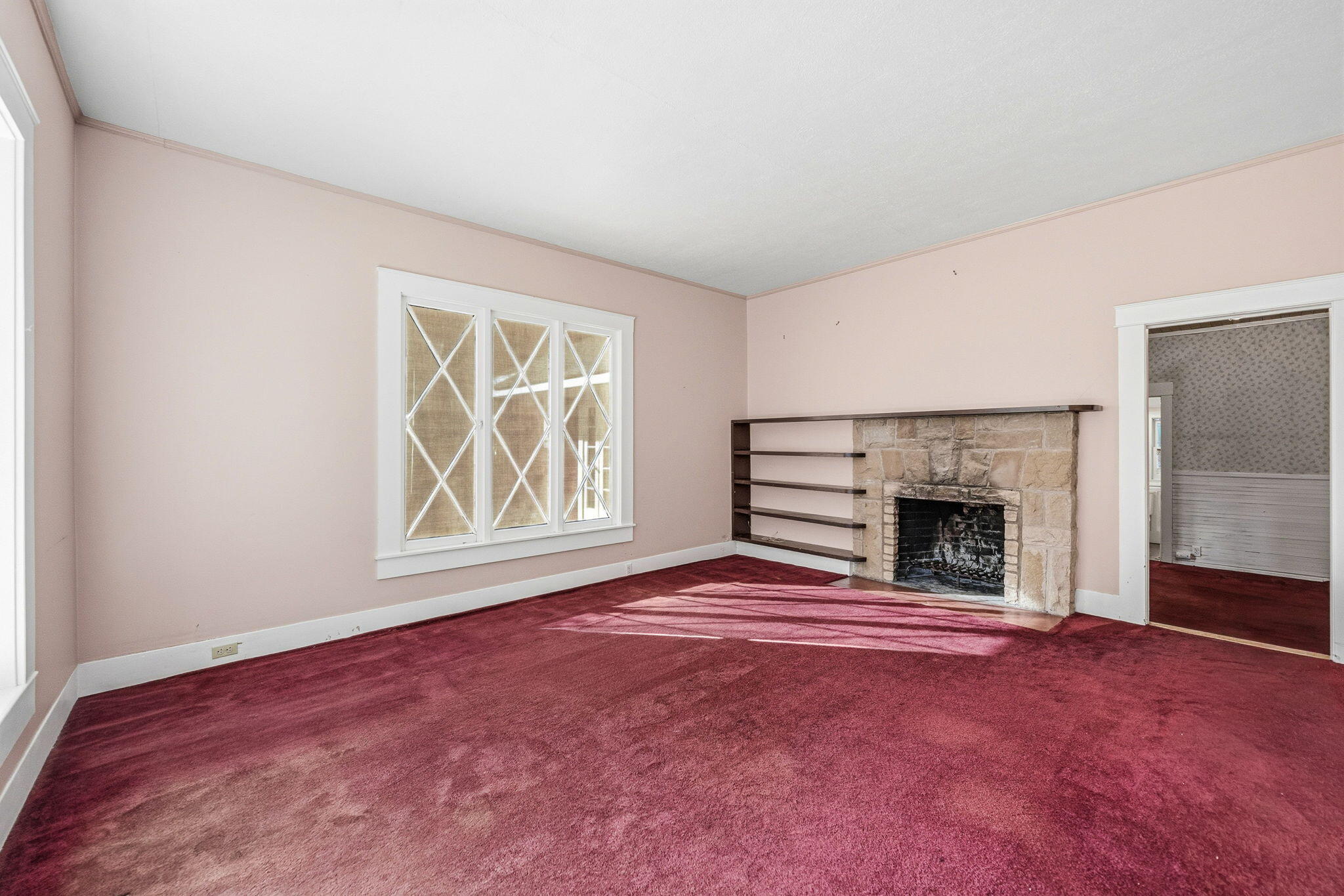 1225 Say Road Santa Paula, CA 93060 - Photo 5 of 45 a view of empty room with a fireplace