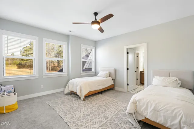 an aerial view of a city with lots of residential buildings