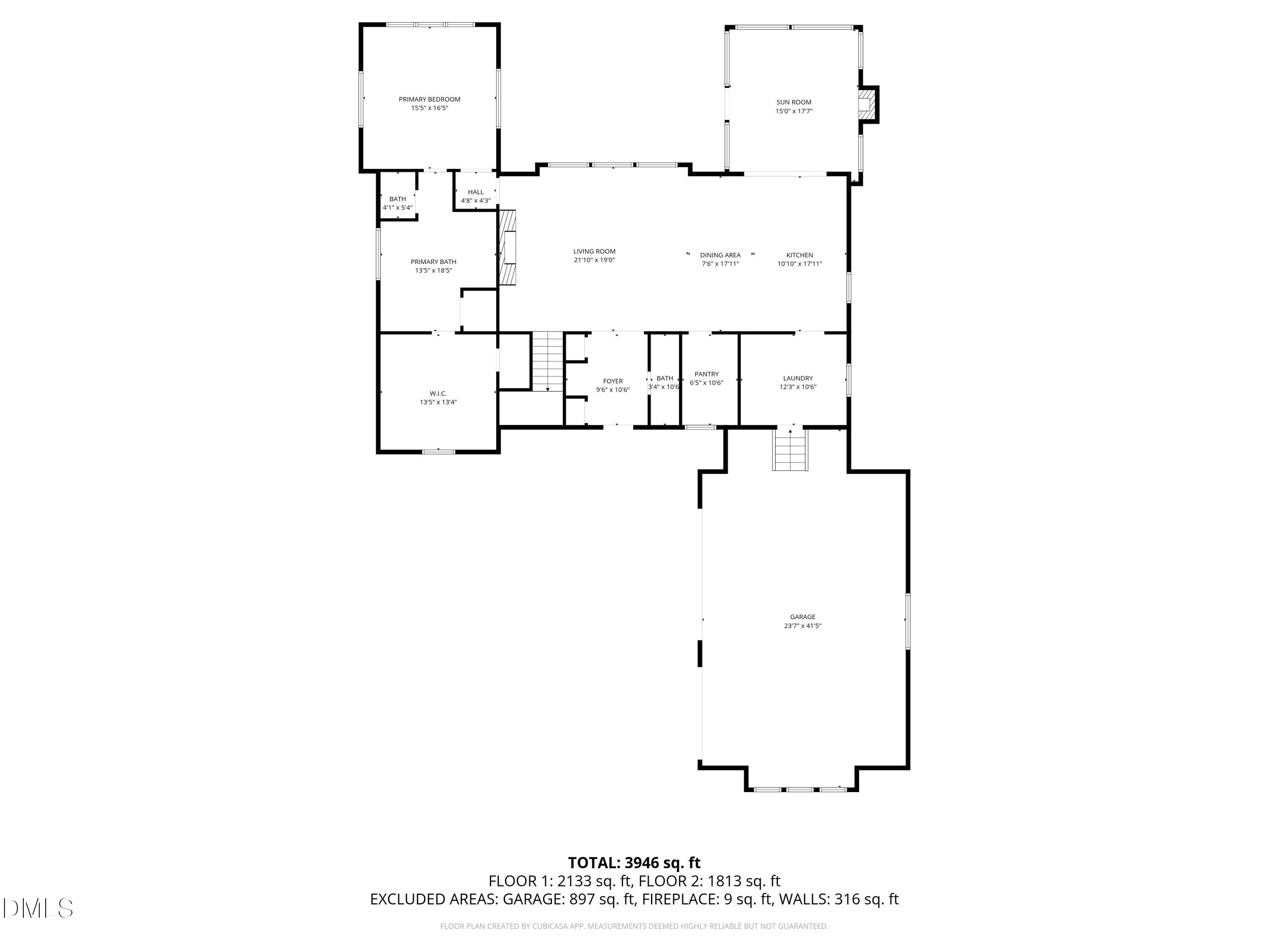1245 Azalea Garden Circle Raleigh, NC 27603 - Photo 67 of 67 Floor Plan 1