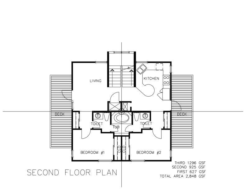 1015 East 24th Street Bryan, TX 77803 - Photo 42 of 43 Second floor layout