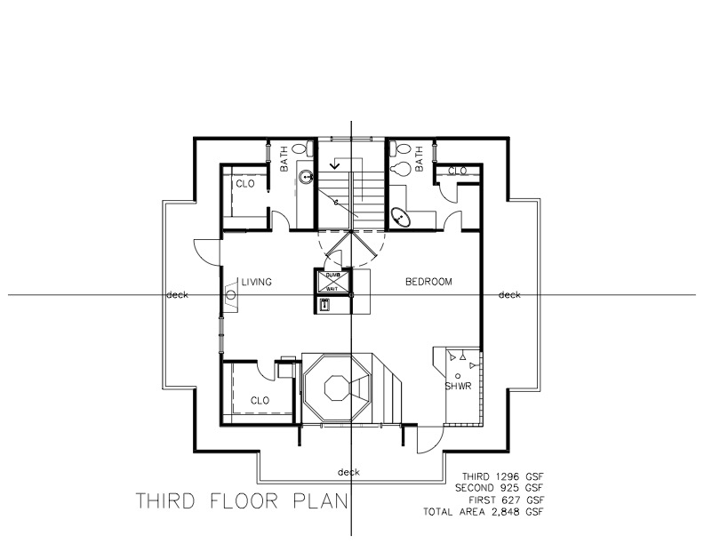 1015 East 24th Street Bryan, TX 77803 - Photo 43 of 43 Third floor layout