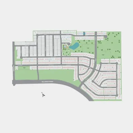 an aerial view of a house with swimming pool and outdoor seating