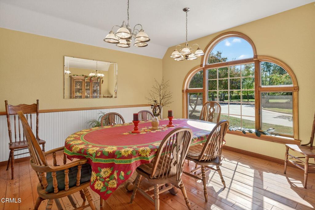 1125 Spring Street Oak View, CA 93022 - Photo 22 of 73 a view of a dining room with furniture window and outside view