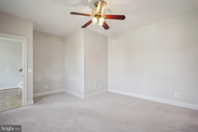 a view of an empty room