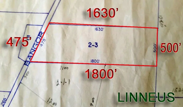 $39,500 | Lot 2-3 Us Rt 2a Road, Linneus, ME 04730