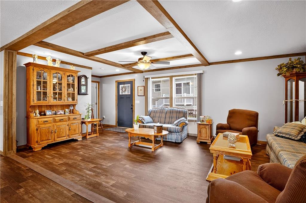 426 Perry Circle Cranberry Township, PA 16066 - Photo 8 of 35 a living room with furniture and wooden floor