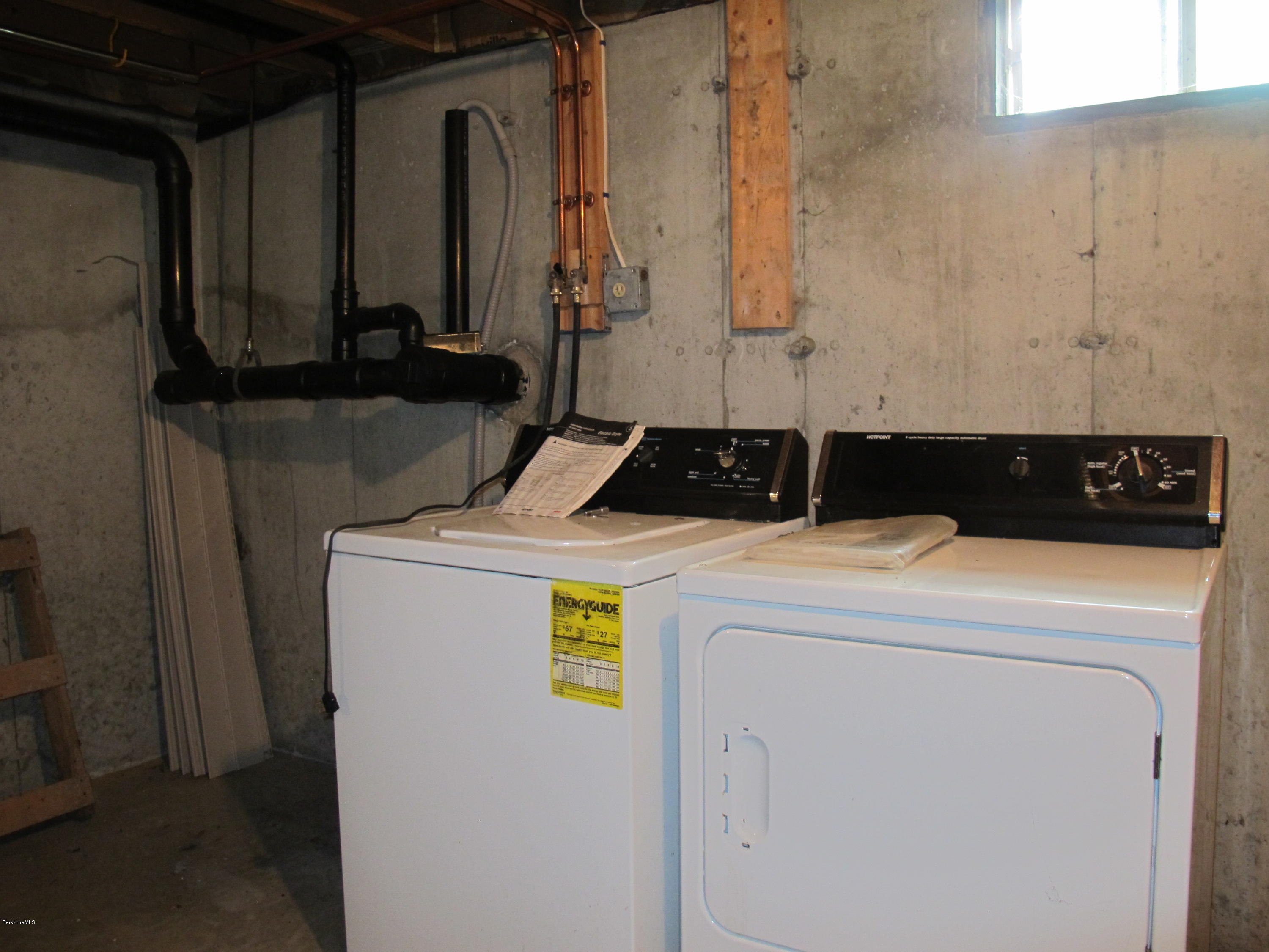 54 Salisbury Road Sheffield, MA 01257 - Photo 27 of 27 a utility room with dryer and washer
