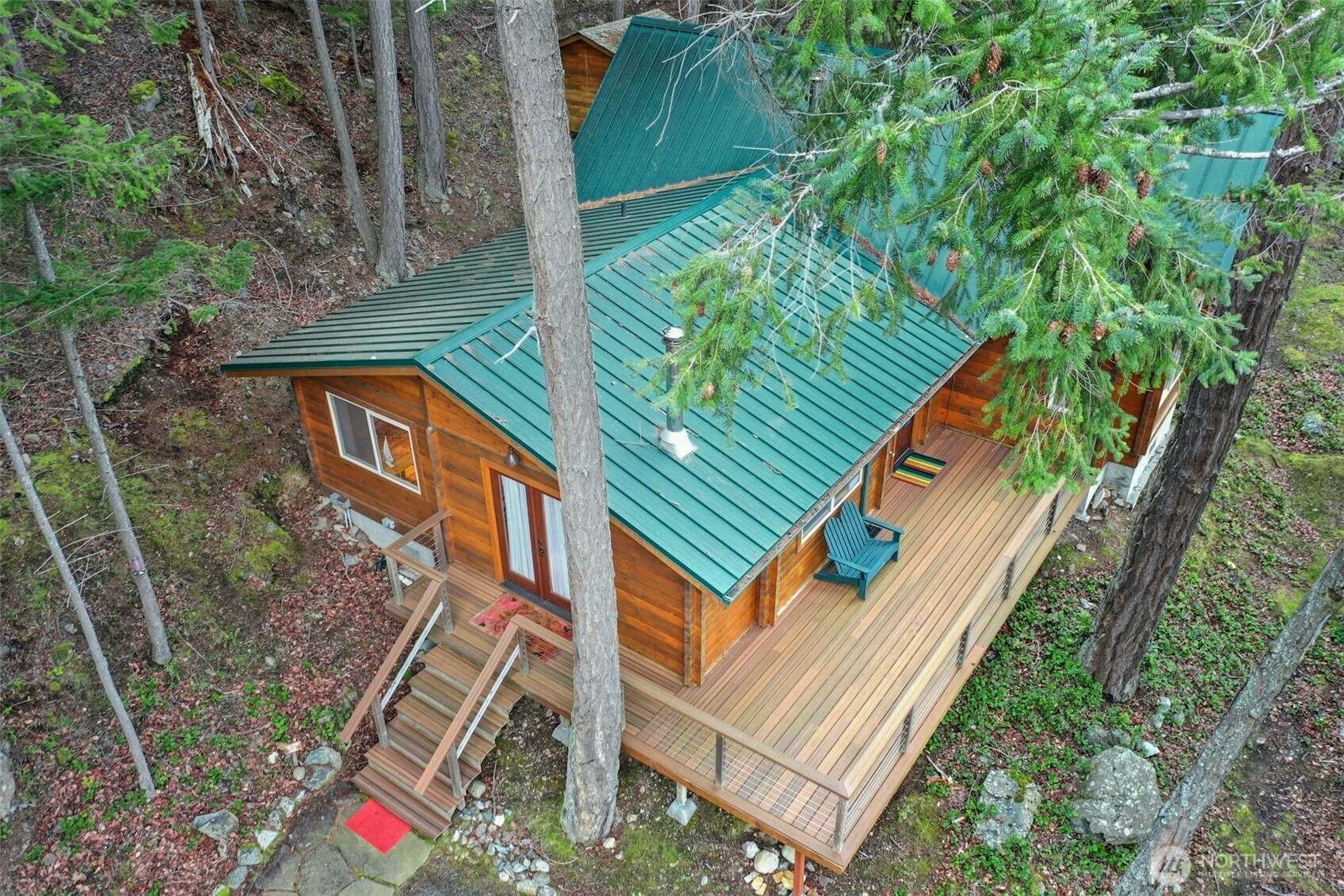 5 Smugglers Cove Road Friday Harbor, WA 98250 - Photo 25 of 36 an aerial view of a house
