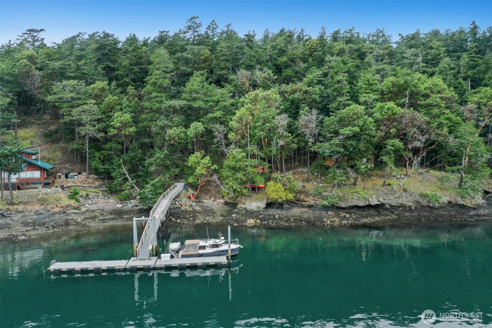 5 Smugglers Cove Road Friday Harbor, WA 98250 - Photo 35 of 36 a view of a lake with green space
