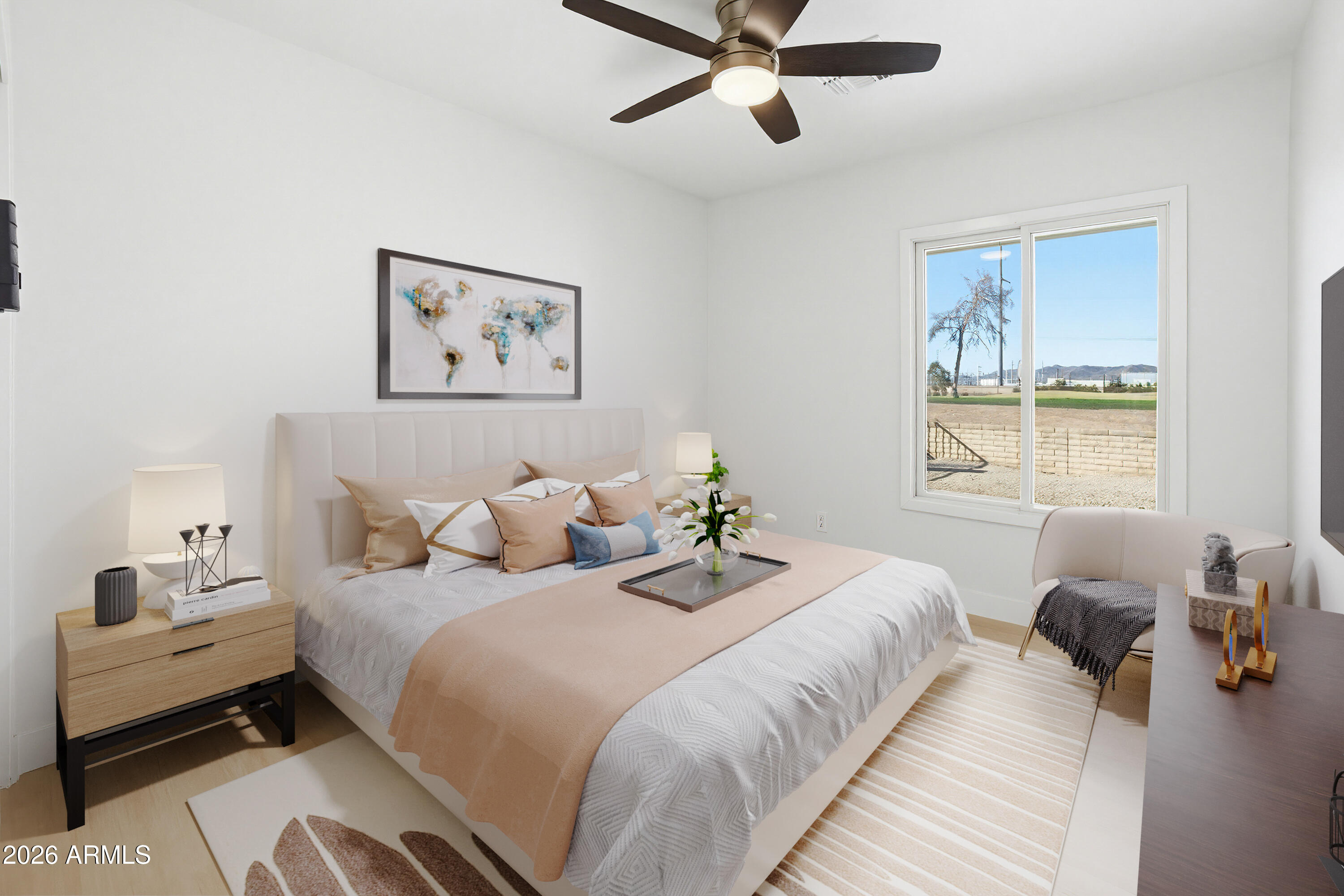 7100 South La Rosa Drive Tempe, AZ 85283 - Photo 22 of 45 Guest bedroom w/ golf course views