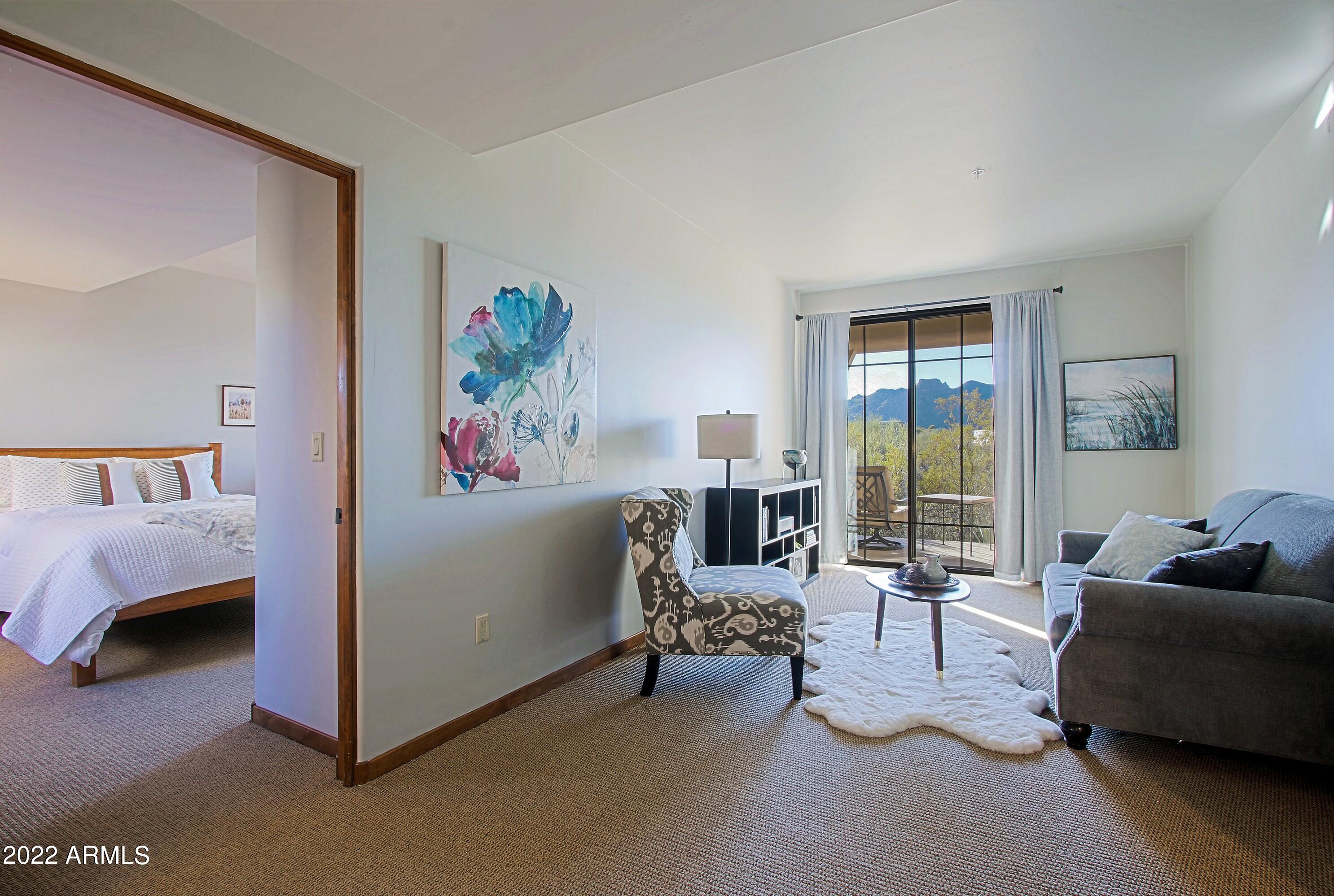 36601 North Mule Train Road, Unit A32 Carefree, AZ 85377 - Photo 29 of 65 Guest Quarters Living Room 1