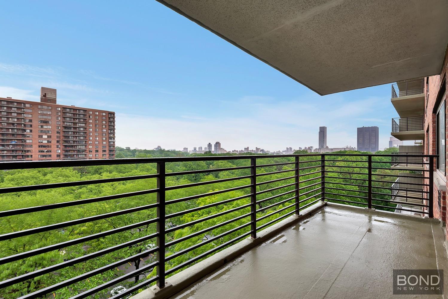 372 Central Park West, Unit 9K Manhattan, NY 10025 - Photo 5 of 8 a view of a balcony with an outdoor space