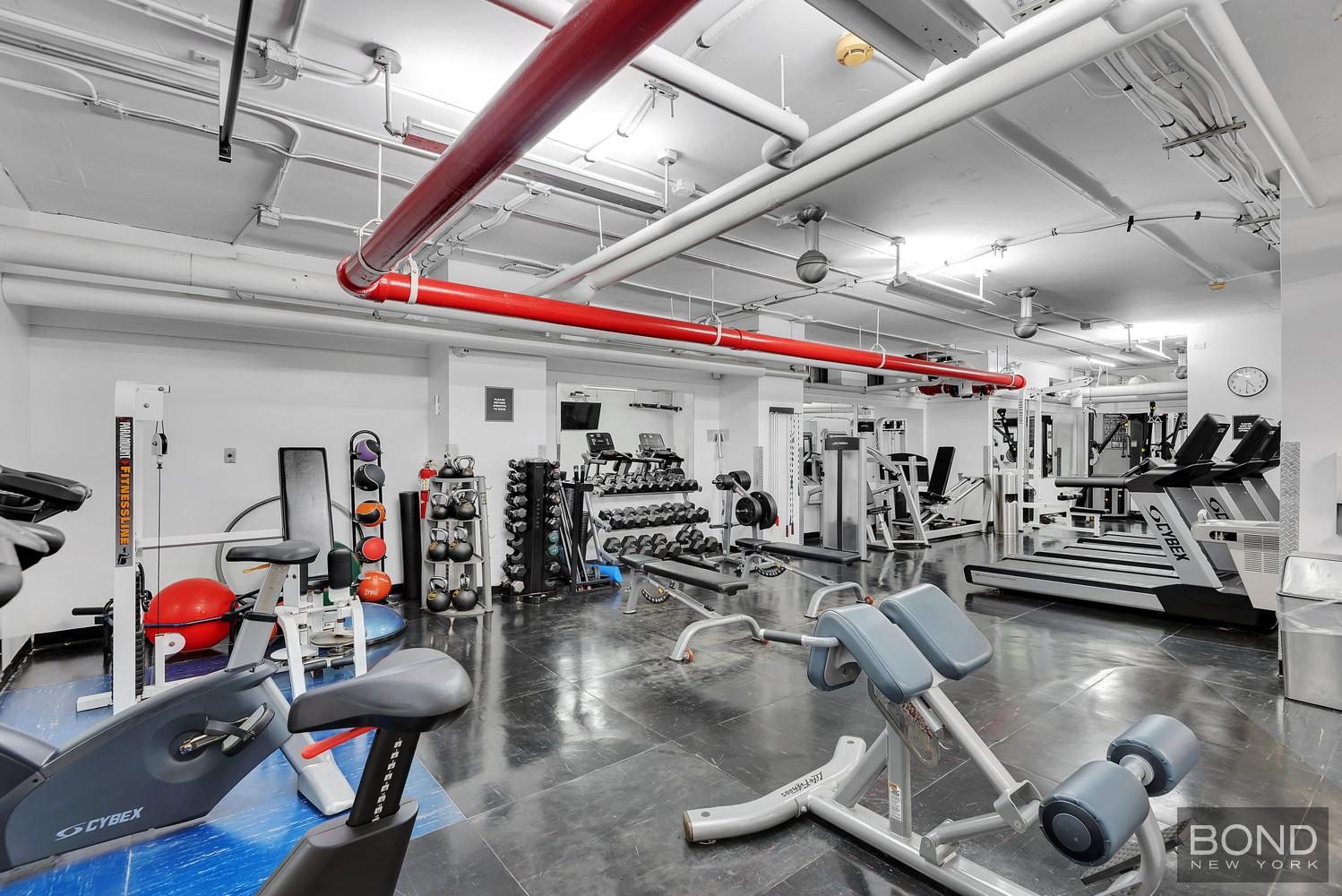 372 Central Park West, Unit 9K Manhattan, NY 10025 - Photo 7 of 8 a view of gym room with lots of gym equipment