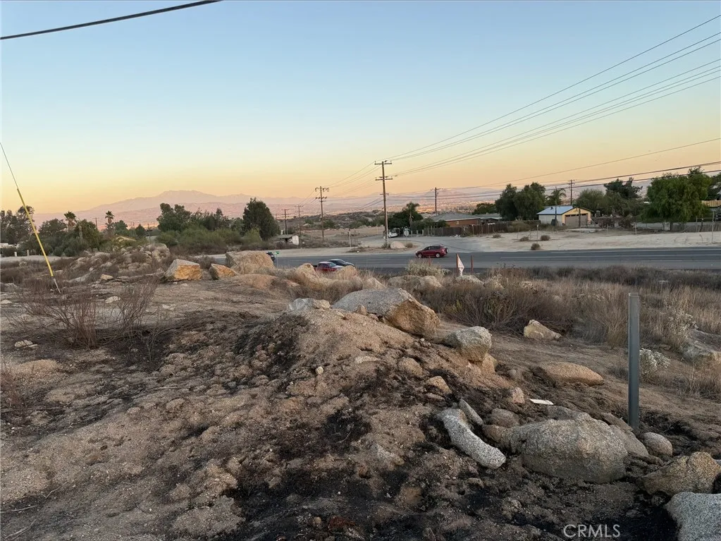 0 State Highway Perris, CA 92570 - Photo 13 of 17 a view of a dry yard with trees