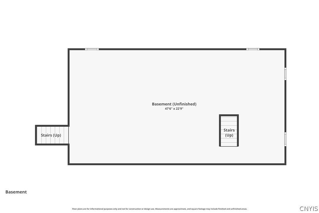 6401 Rock Road Verona, NY 13478 - Photo 34 of 35 Basement floor plan