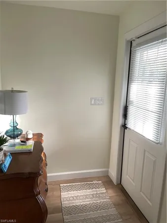 a room with a window