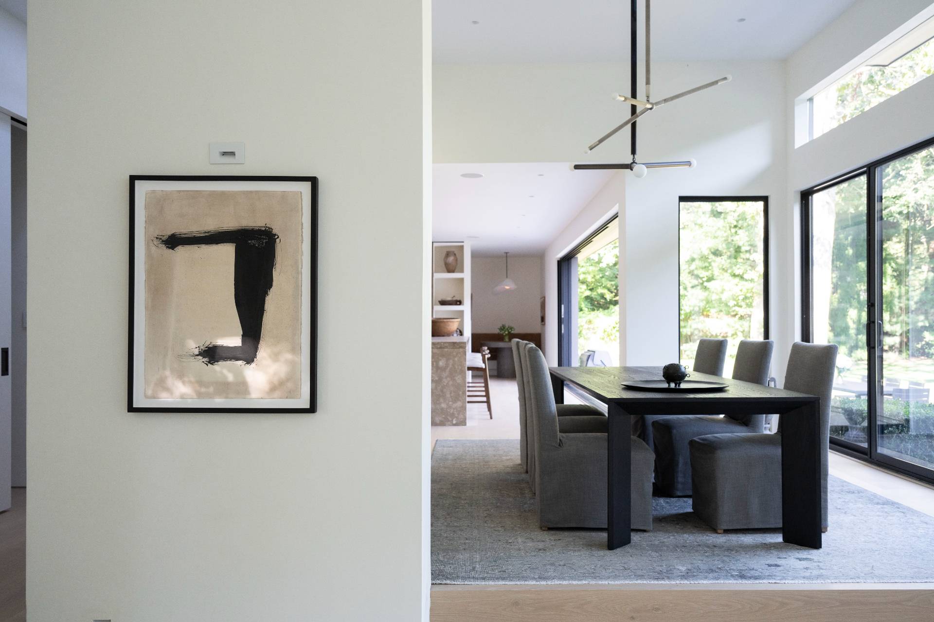 311 Georgica Road East Hampton, NY 11937 - Photo 18 of 41 a view of a dining room with furniture window and wooden floor