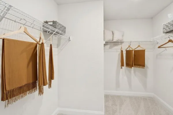 a view of a walk in closet
