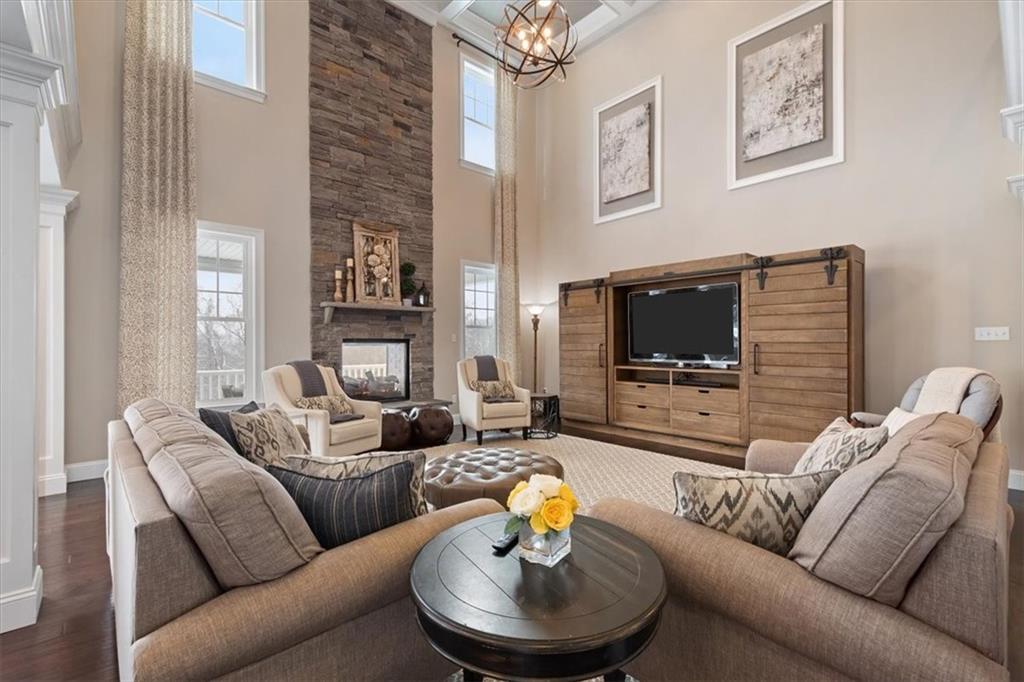 200 Durrow Court Mars, PA 16046 - Photo 12 of 50 a living room with furniture and a flat screen tv