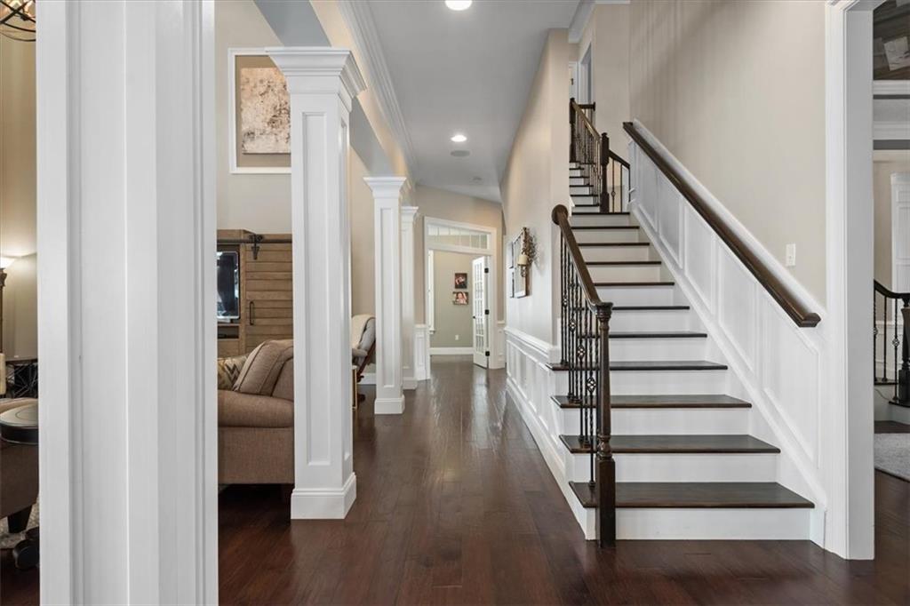 200 Durrow Court Mars, PA 16046 - Photo 14 of 50 a view of entryway and hall with wooden floor