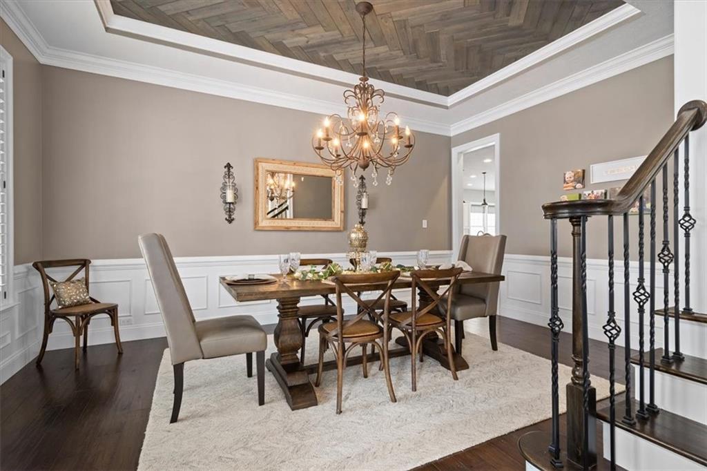 200 Durrow Court Mars, PA 16046 - Photo 15 of 50 a view of a dining room with furniture and wooden floor