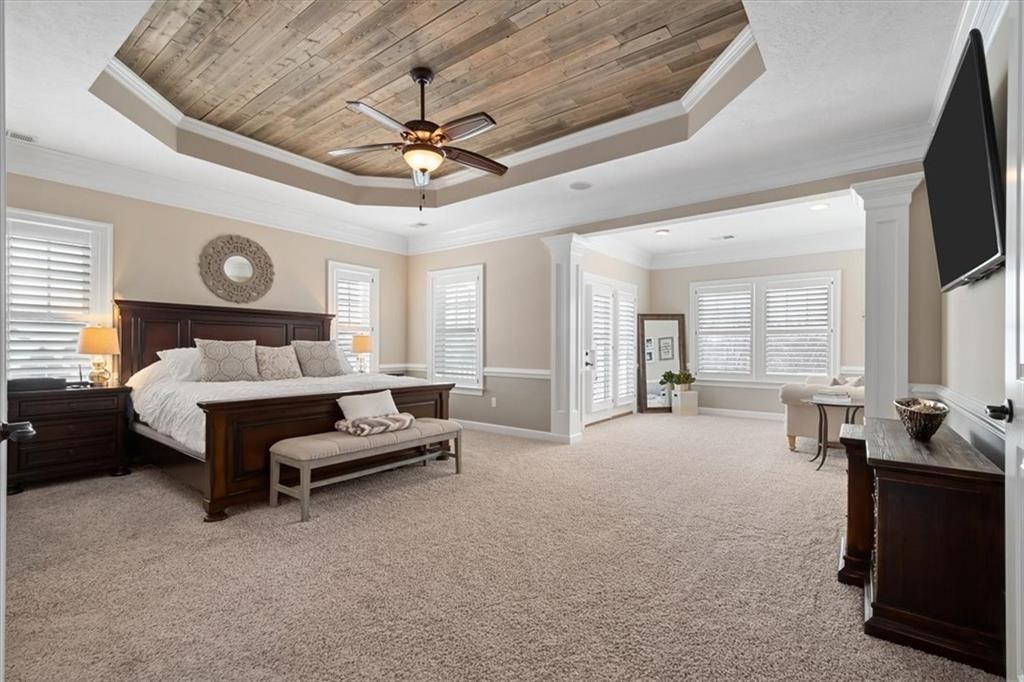 200 Durrow Court Mars, PA 16046 - Photo 19 of 50 a bedroom with furniture and a flat screen tv