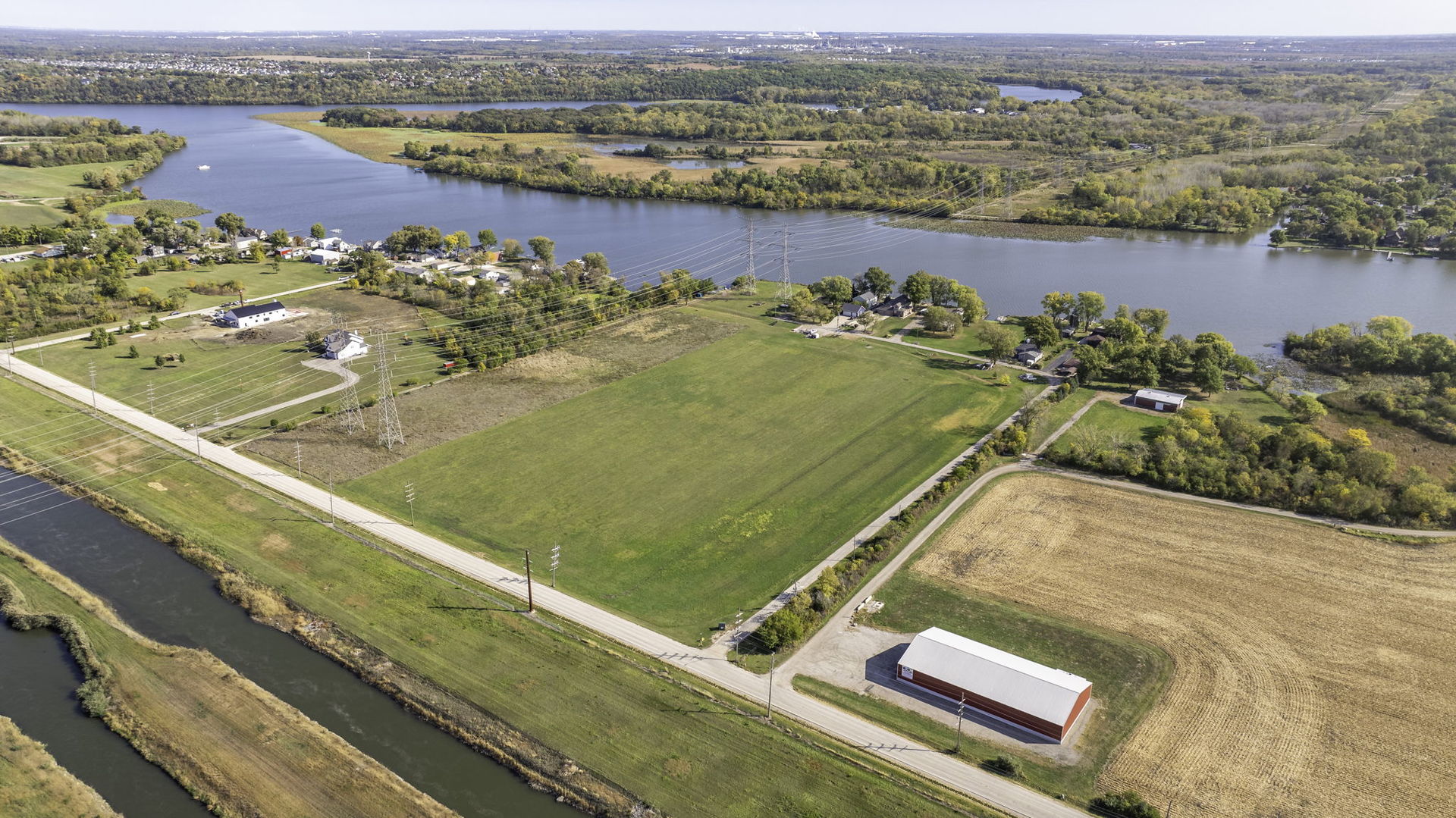 1 North Dresden Road Morris, IL 60450 - Photo 11 of 12 an aerial view of a city
