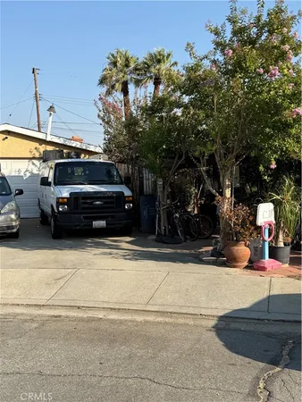 a car parked on the side of the road